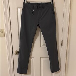 JCREW Factory Slim Fit Tech Chino NWT 34x34 Tarnished Metal